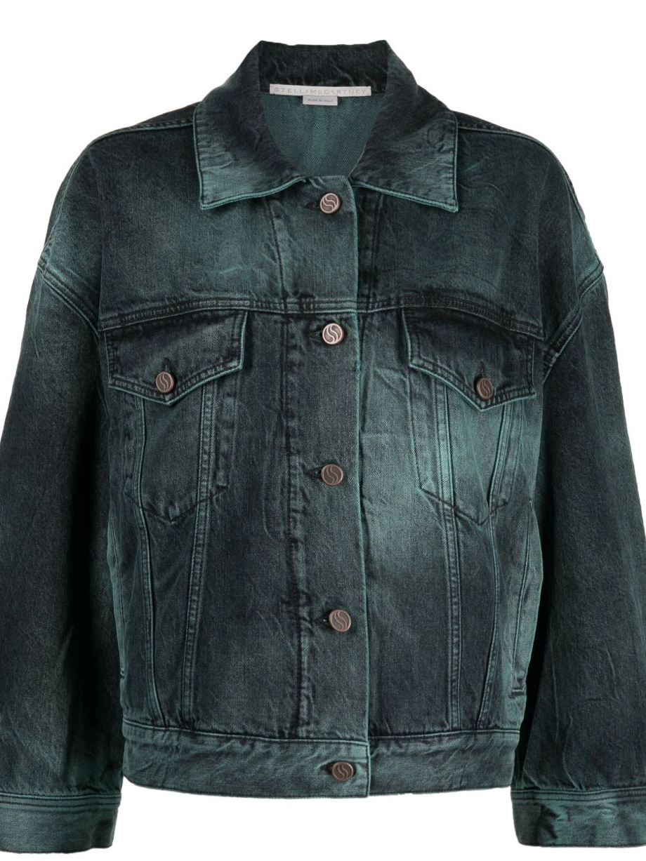 Cheap denim oversized Women jacket Stella tie-dye McCartney 0330